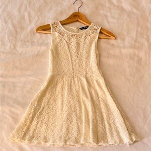 Nasty Gal white cute/sexy Lace Dress